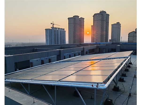 侯馬中醫(yī)院太陽能+空氣能熱水工程案例